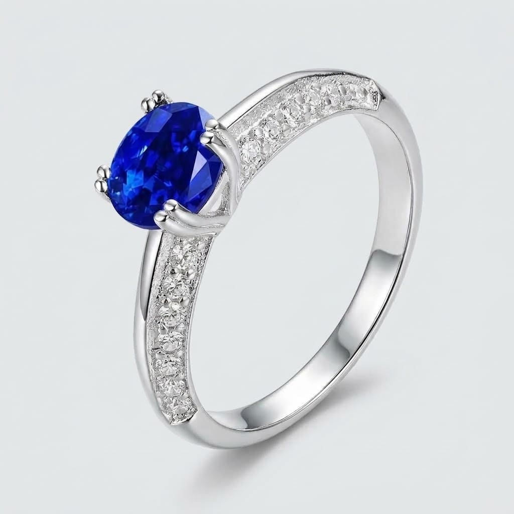 Anel Elegance Oval Zircónias
