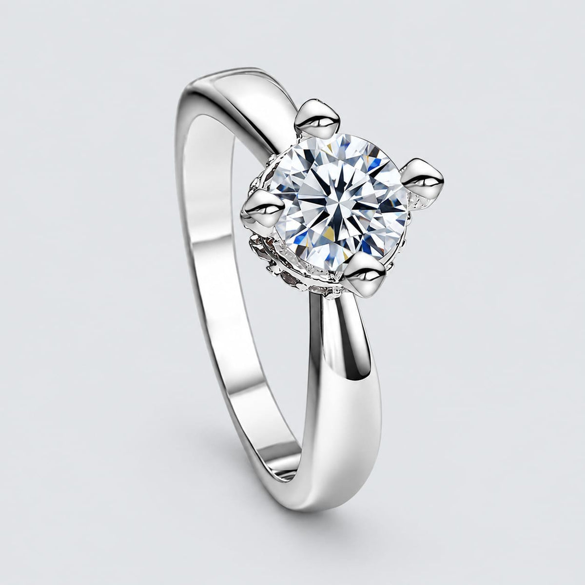 Anel Zirconia Central Cravejado