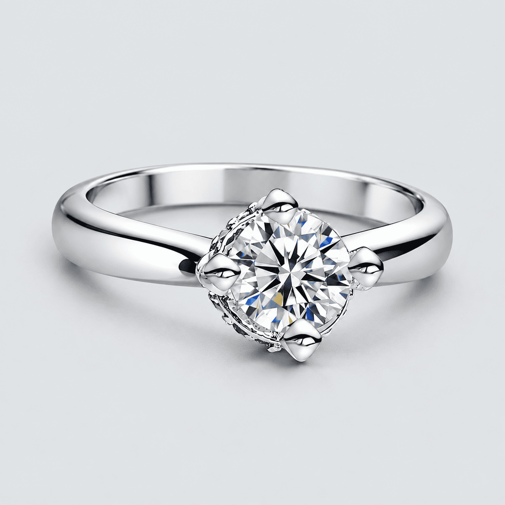 Anel Zirconia Central Cravejado