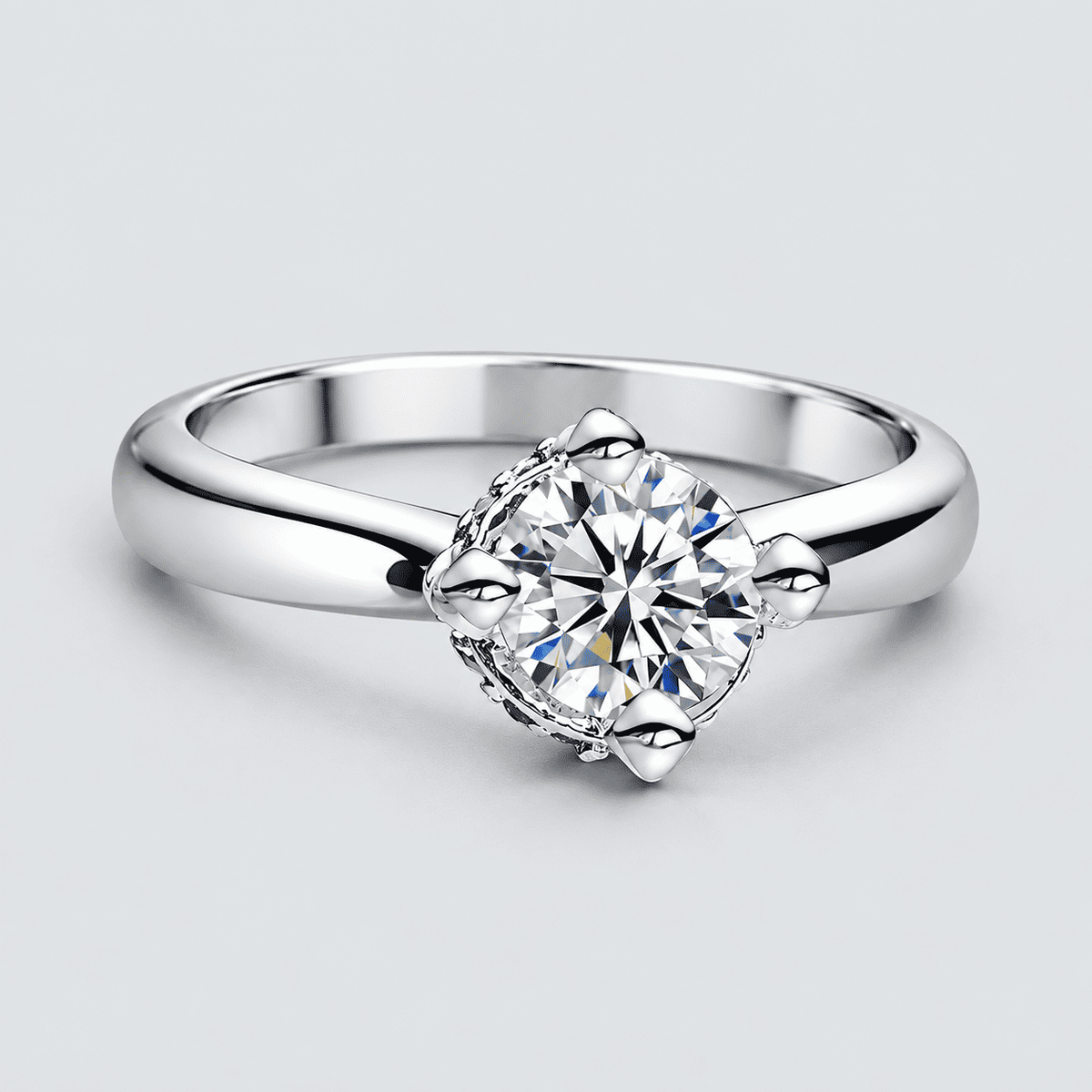 Anel Zirconia Central Cravejado
